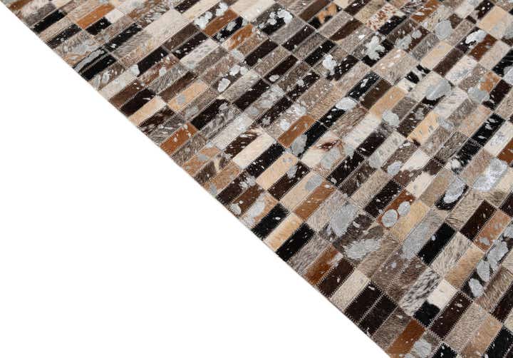 5' x 7' 11 Cowhide - Patchwork Rug