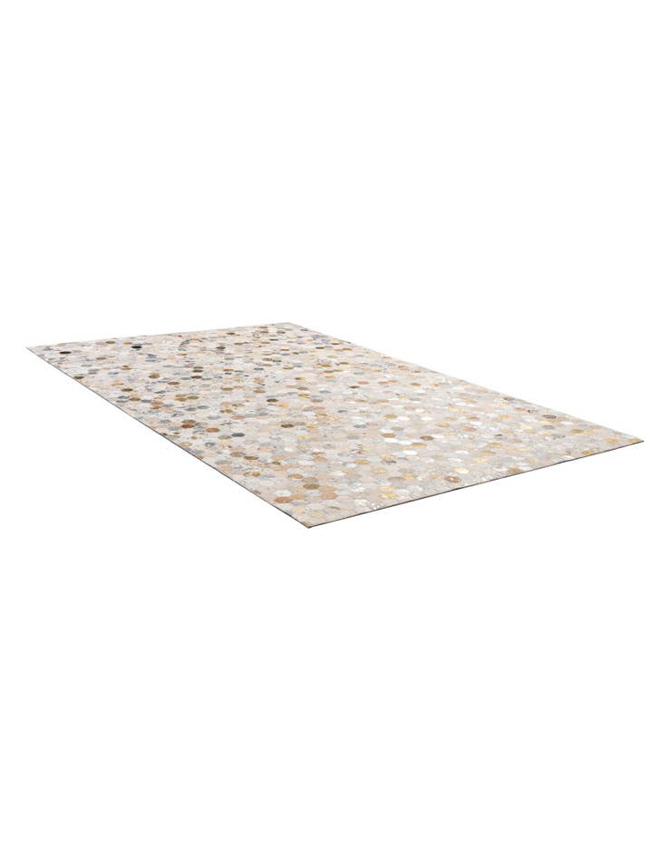 Detail image of 5' x 7' 11 Cowhide - Patchwork Rug