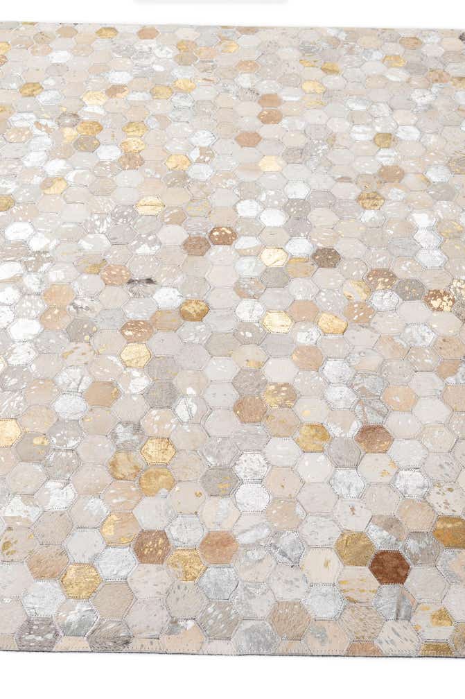 5' x 7' 11 Cowhide - Patchwork Rug