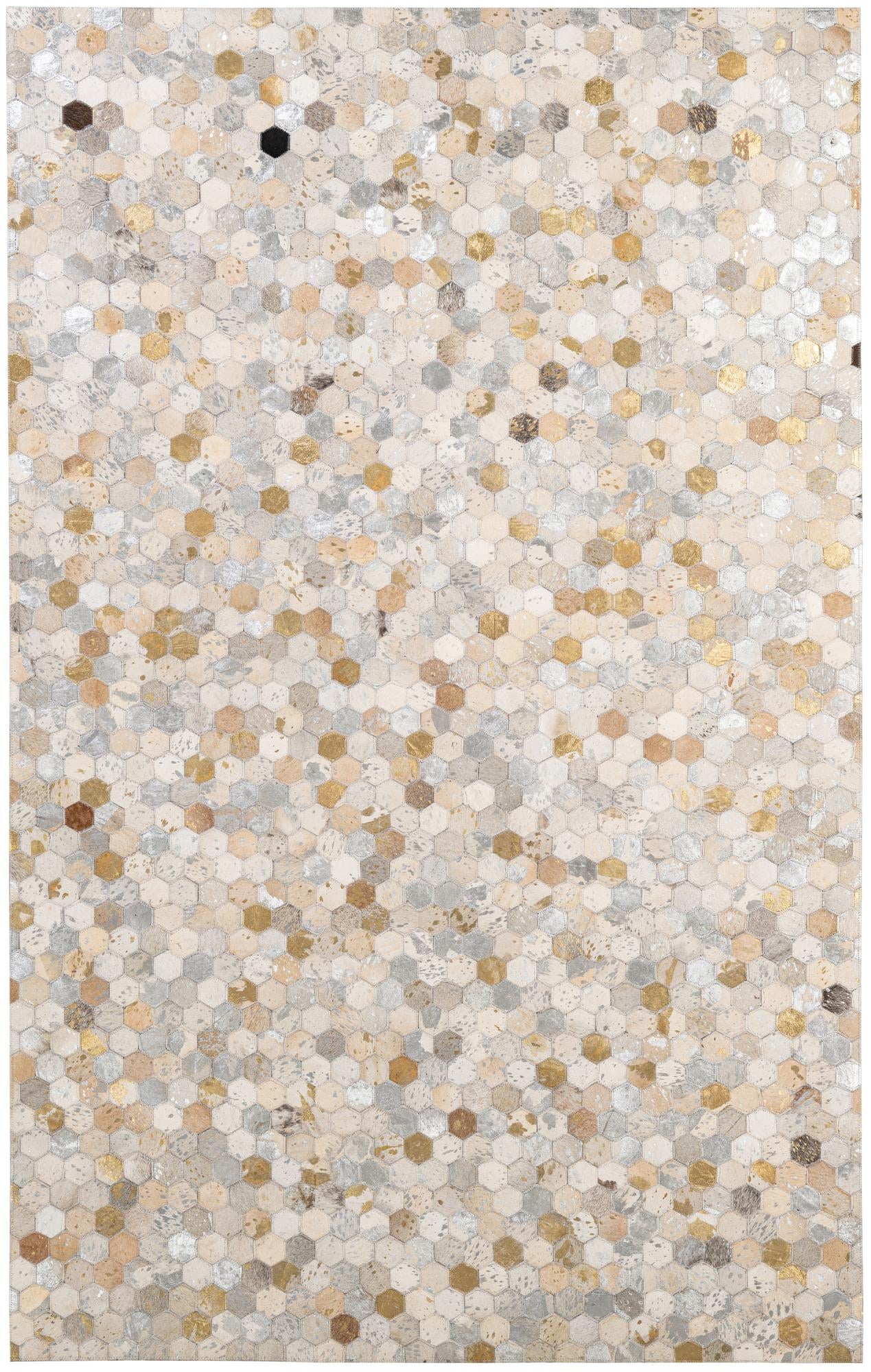 5' x 7' 11 Cowhide - Patchwork Rug