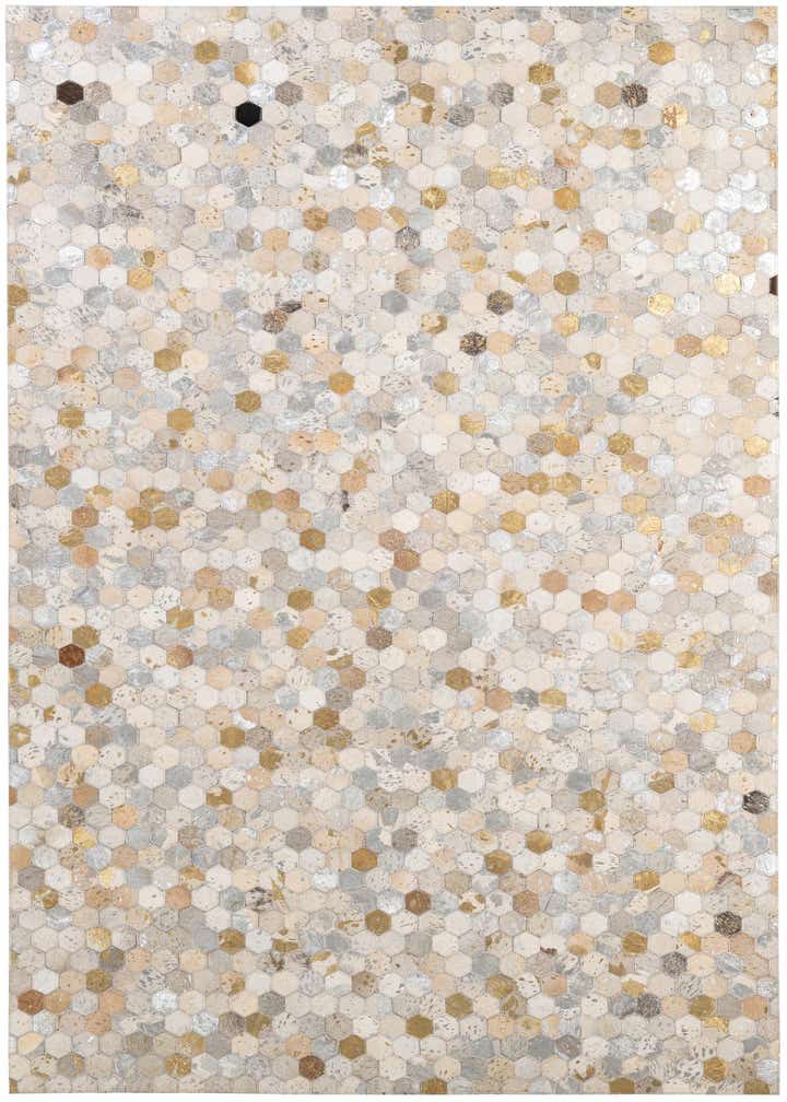 5' x 7' 11 Cowhide - Patchwork Rug