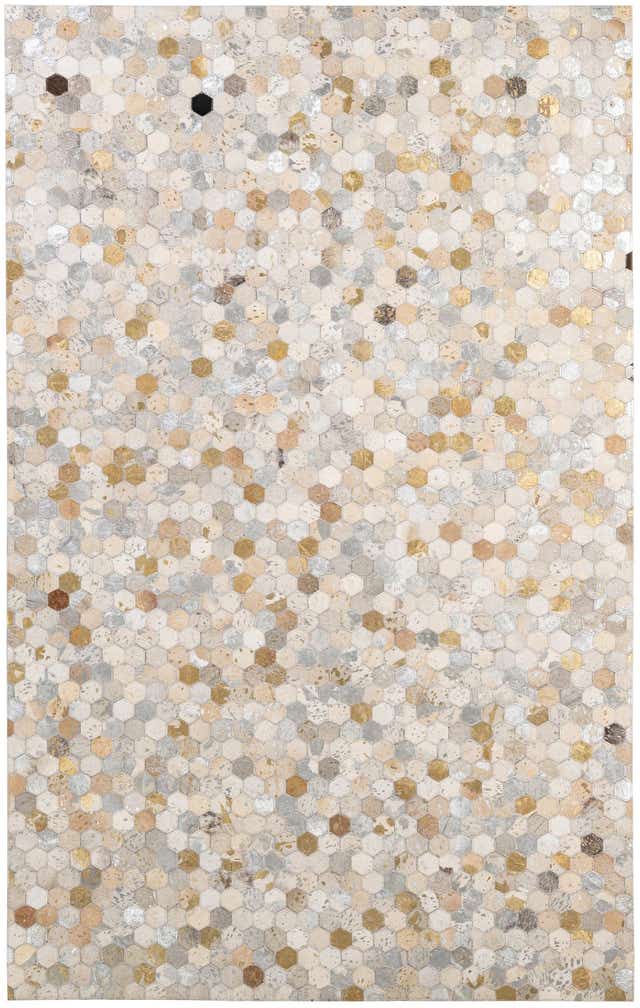 5' x 7' 11 Cowhide - Patchwork Rug