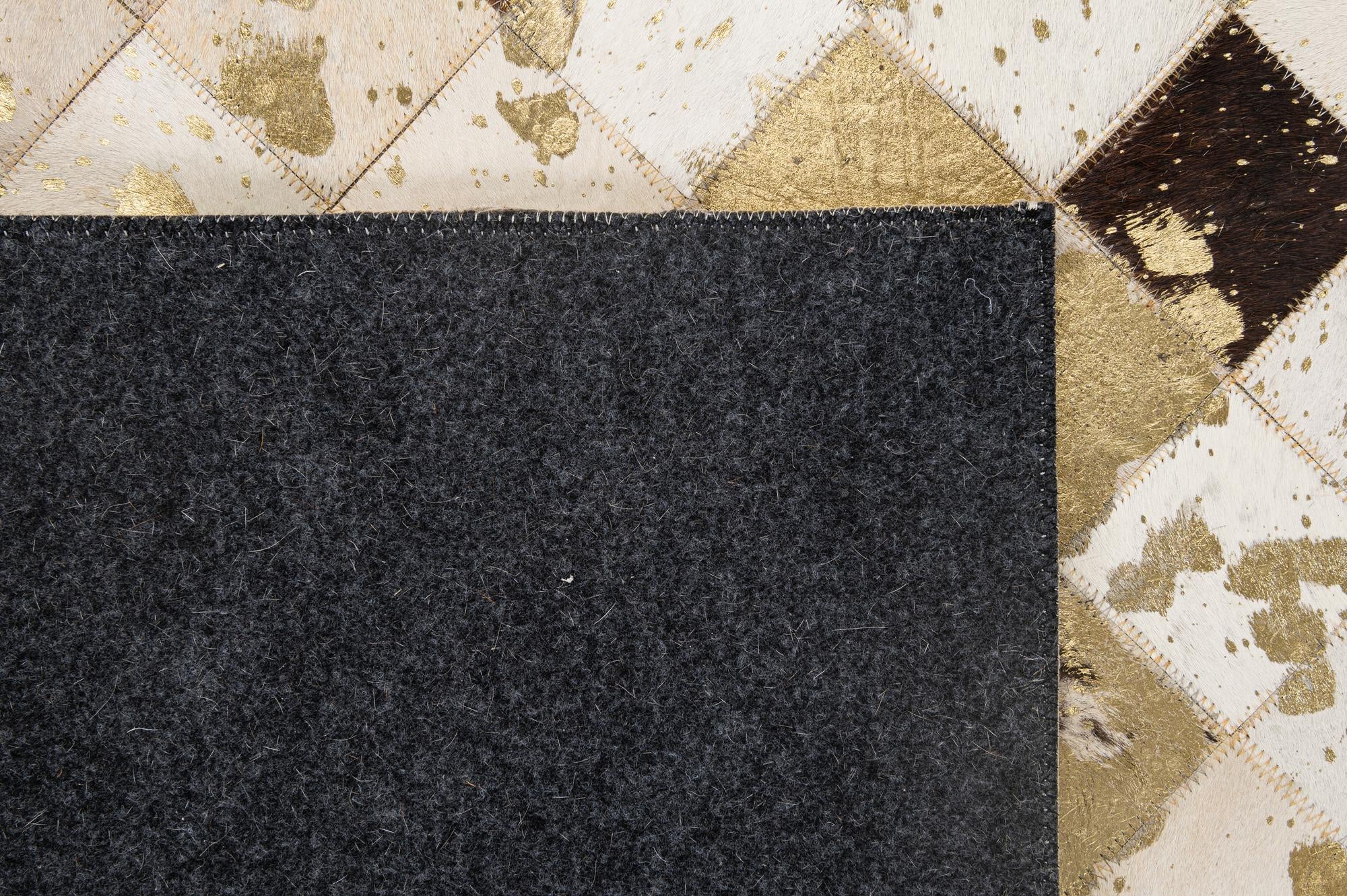 5' x 7' 10 Cowhide - Patchwork Rug