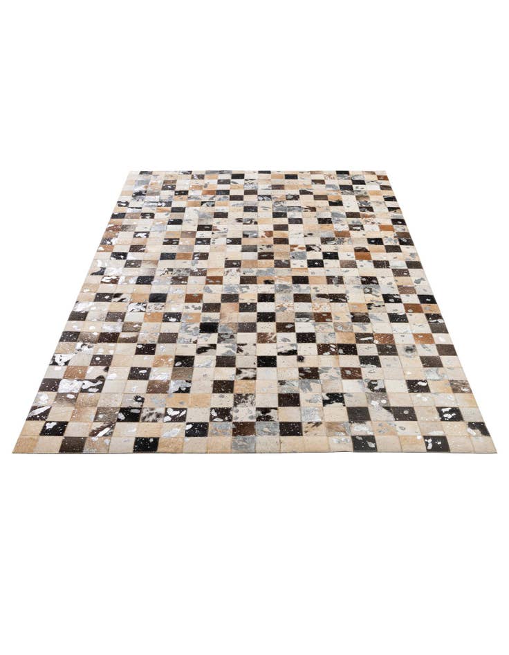 Detail image of 5' x 8' Cowhide - Patchwork Rug