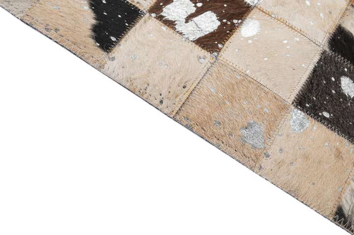 5' x 8' Cowhide - Patchwork Rug