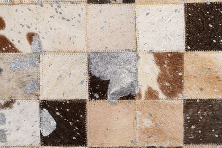 5' x 8' Cowhide - Patchwork Rug