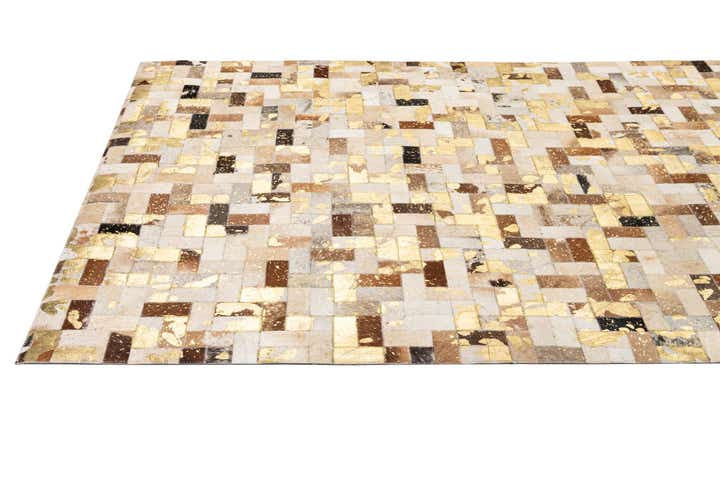 5' 1 x 8' 1 Cowhide - Patchwork Rug