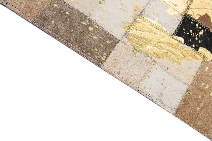 5' 1 x 8' 1 Cowhide - Patchwork Rug