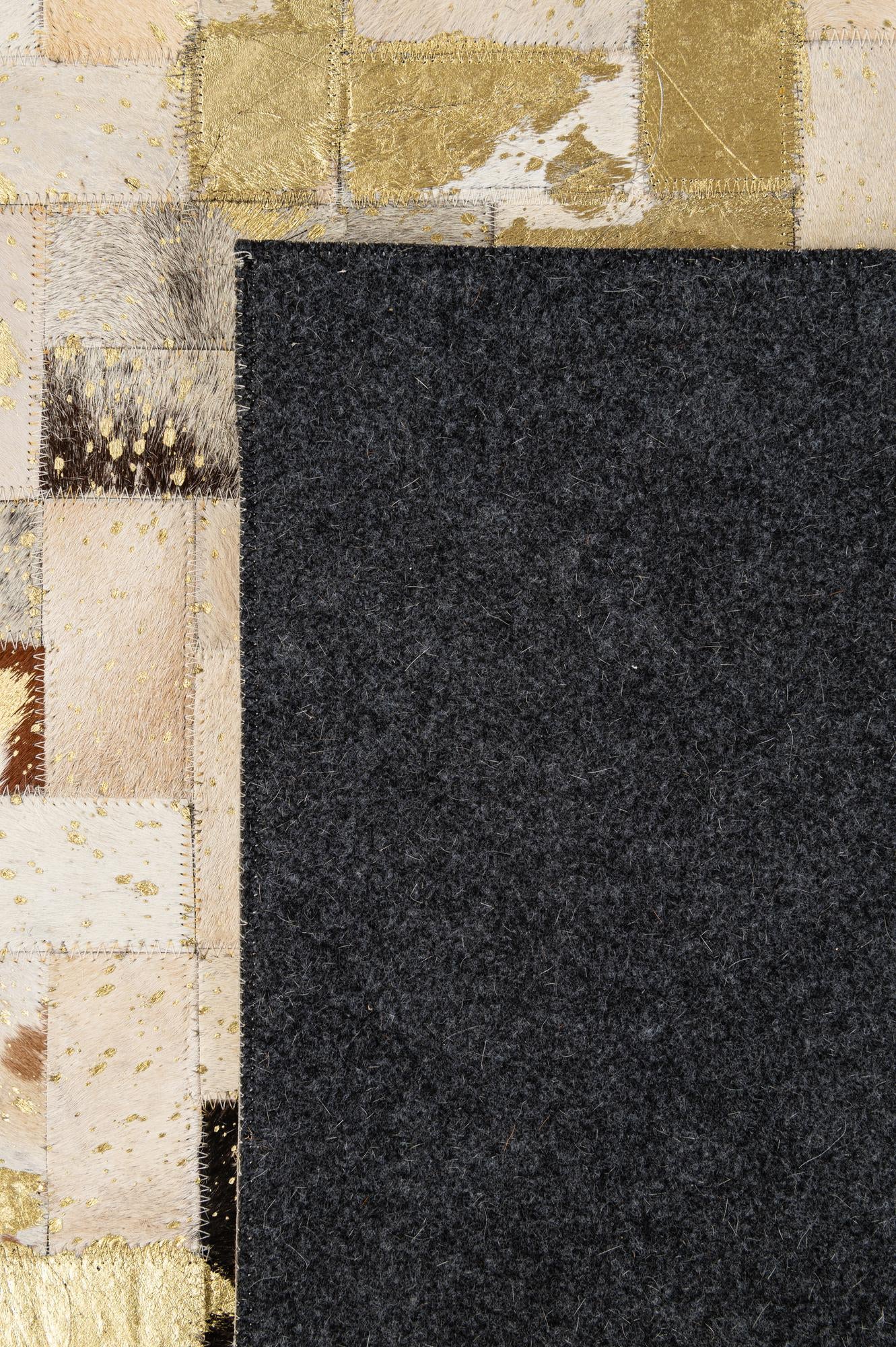 5' 1 x 8' 1 Cowhide - Patchwork Rug