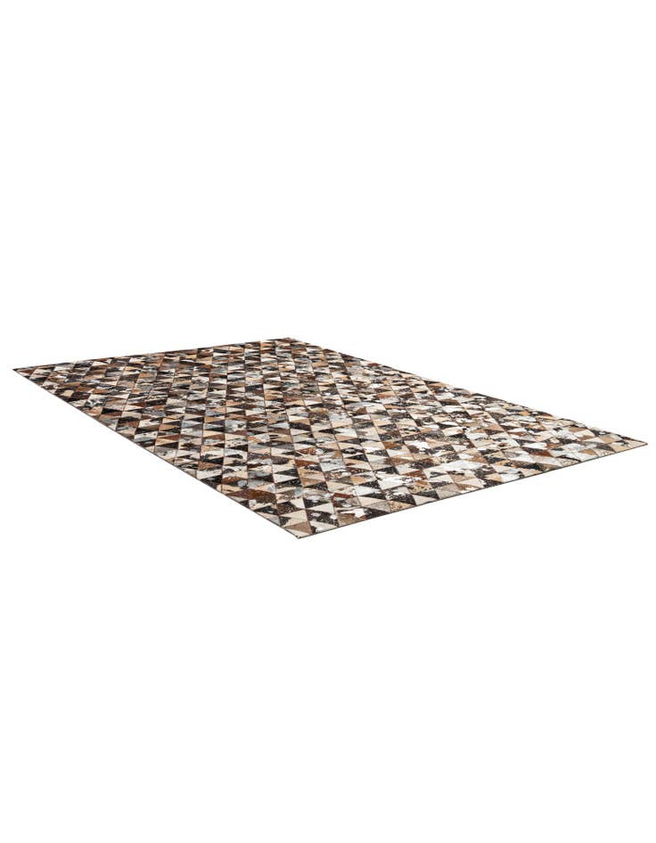 Detail image of 5' 1 x 7' 9 Cowhide - Patchwork Rug