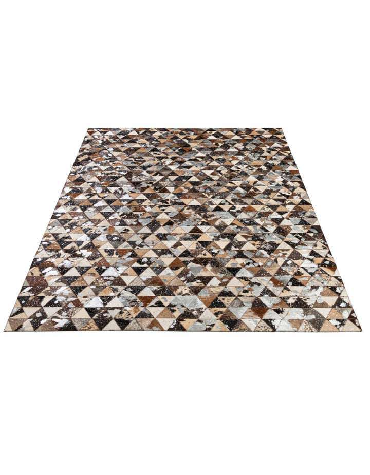 5' 1 x 7' 9 Cowhide - Patchwork Rug