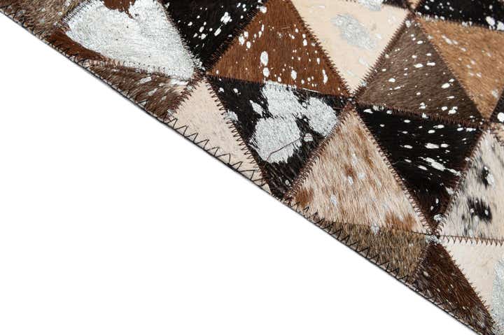 5' 1 x 7' 9 Cowhide - Patchwork Rug