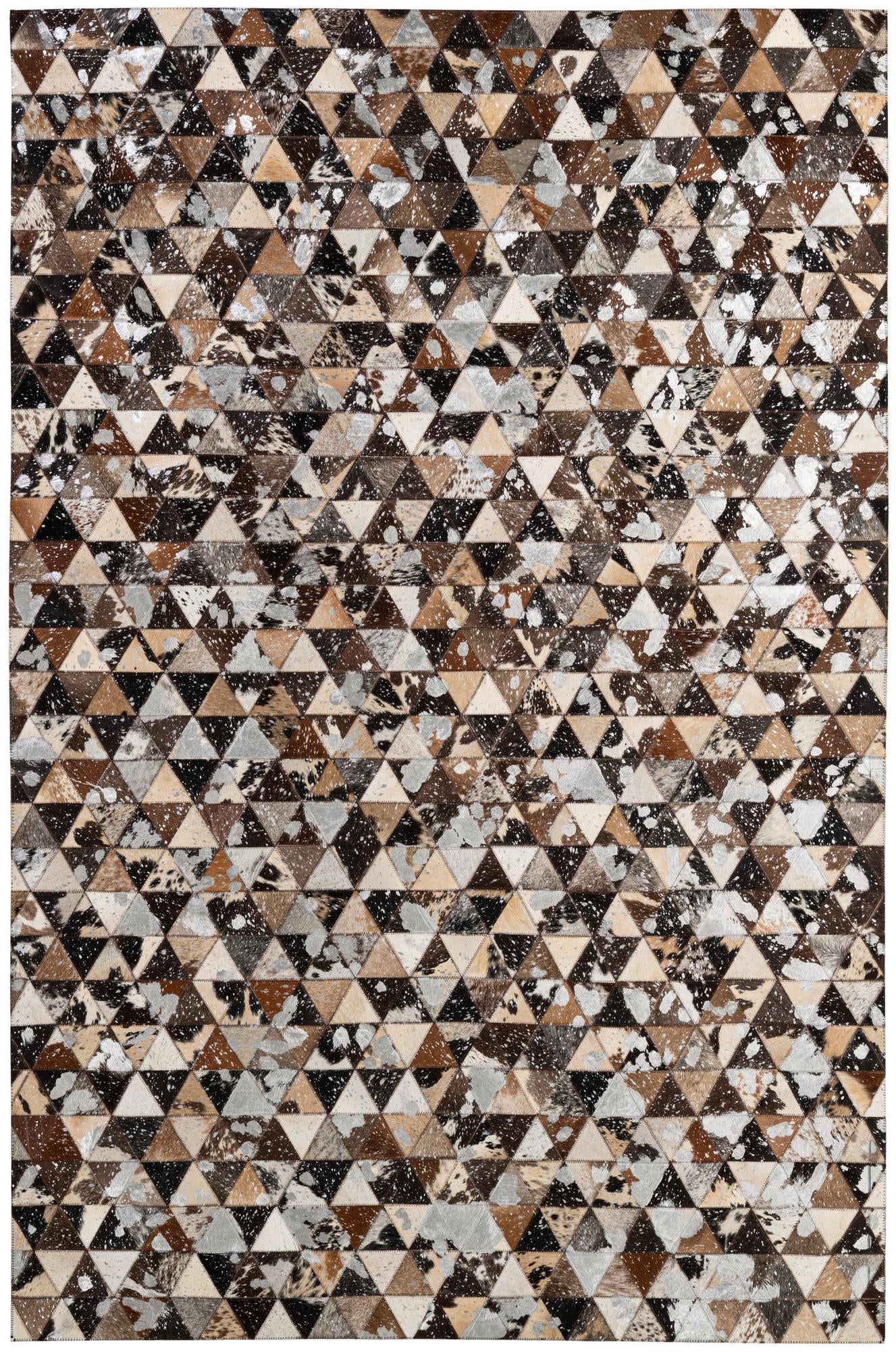 5' 1 x 7' 9 Cowhide - Patchwork Rug