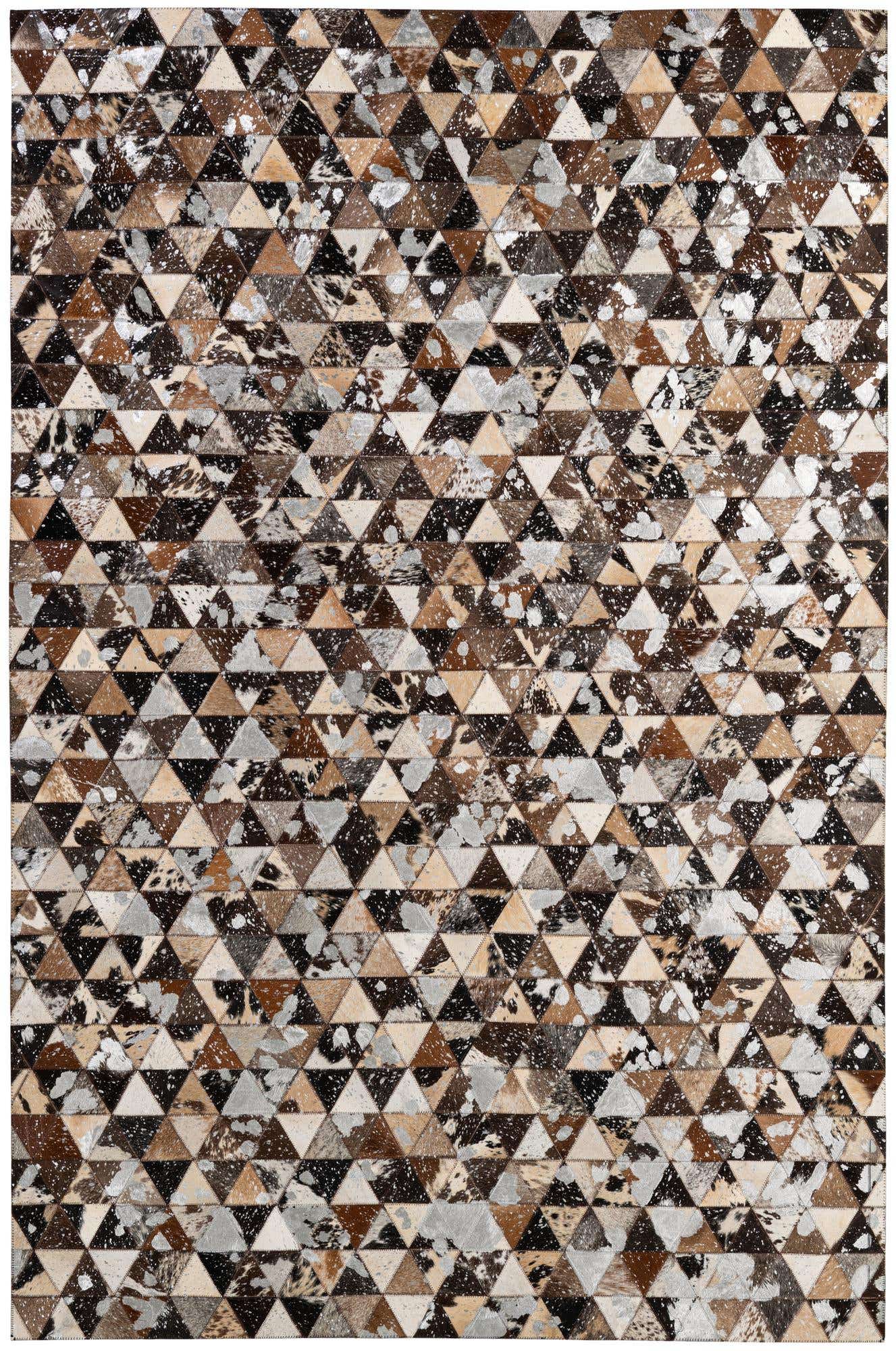 5' 1 x 7' 9 Cowhide - Patchwork Rug