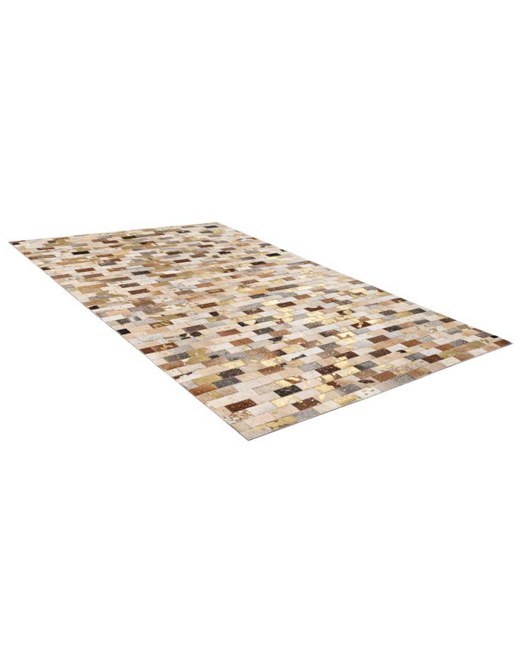 Detail image of 5' x 7' 11 Cowhide - Patchwork Rug