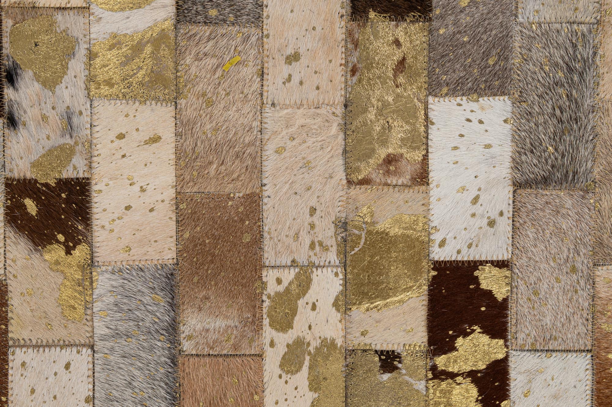 5' x 7' 11 Cowhide - Patchwork Rug