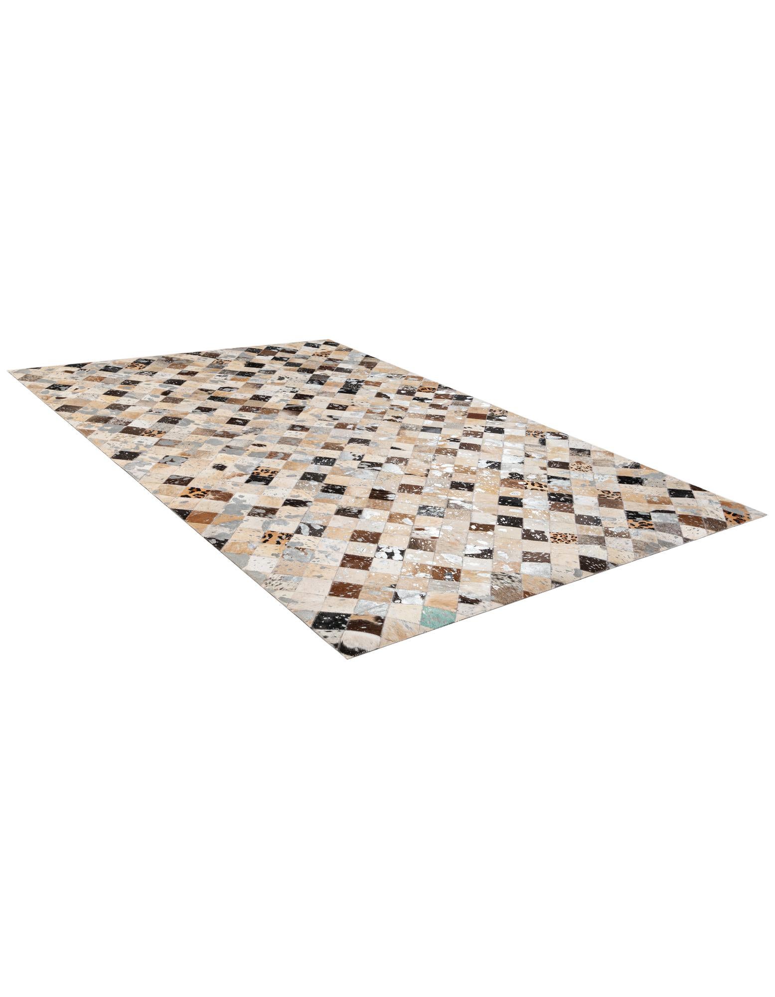 5' 1 x 8' Cowhide - Patchwork Rug