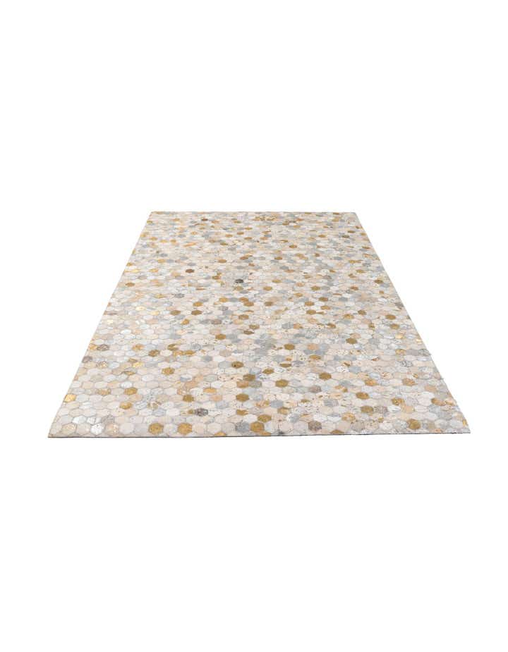 5' 1 x 7' 10 Cowhide - Patchwork Rug