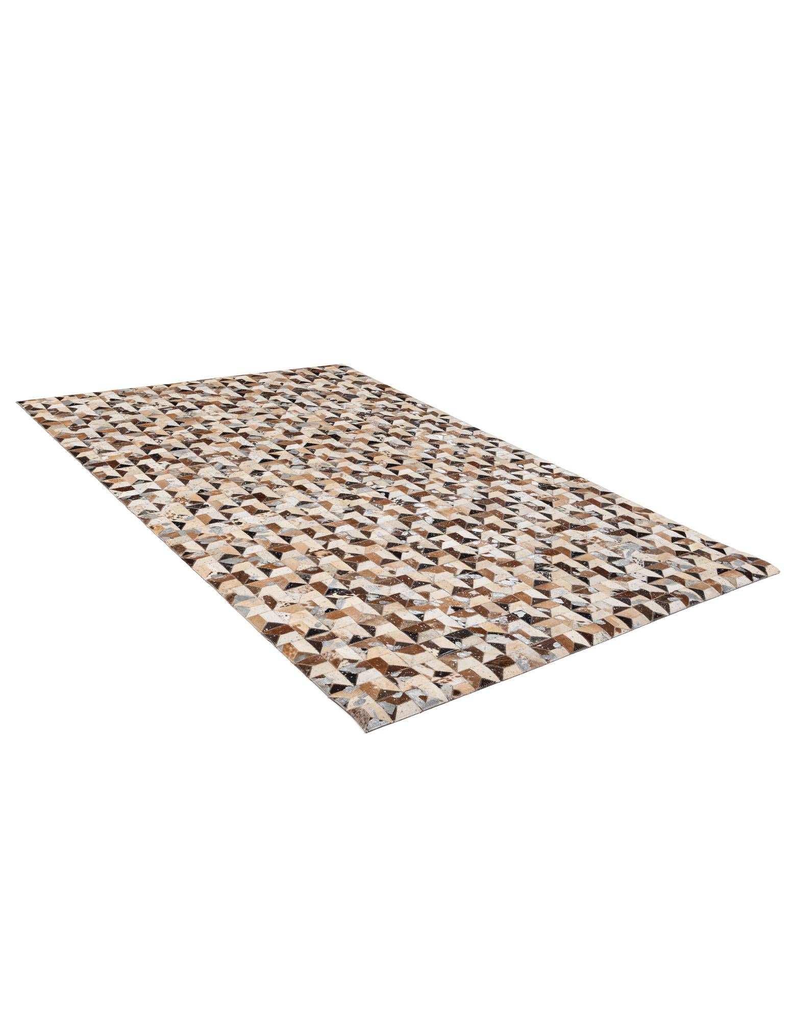 5' 1 x 8' Cowhide - Patchwork Rug