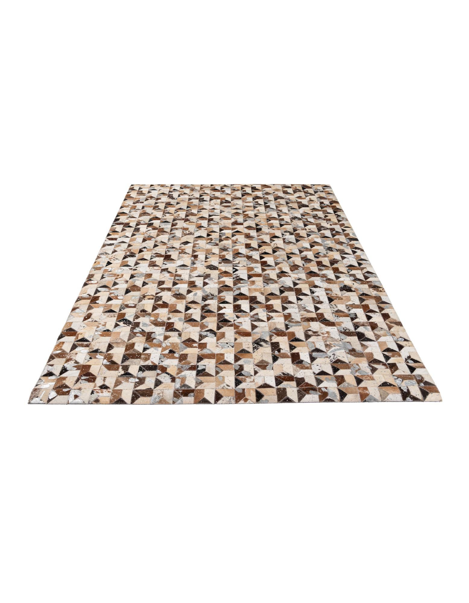 5' 1 x 8' Cowhide - Patchwork Rug
