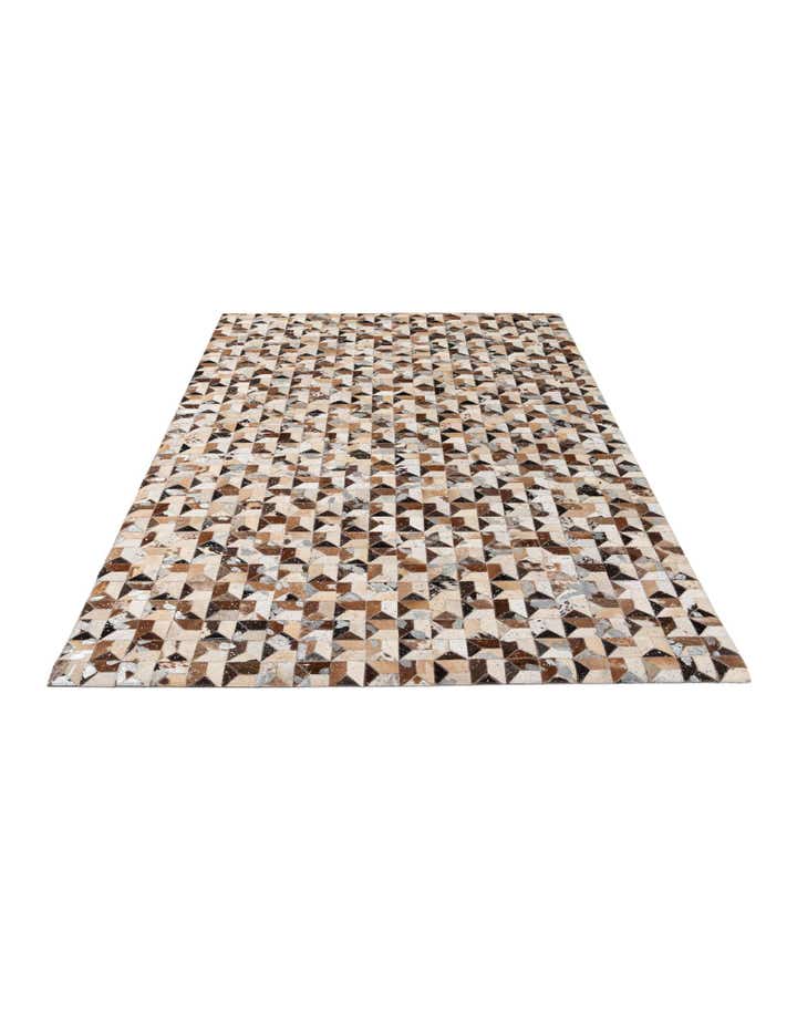 5' 1 x 8' Cowhide - Patchwork Rug