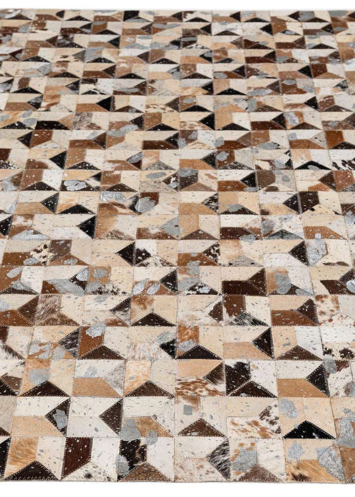 5' 1 x 8' Cowhide - Patchwork Rug