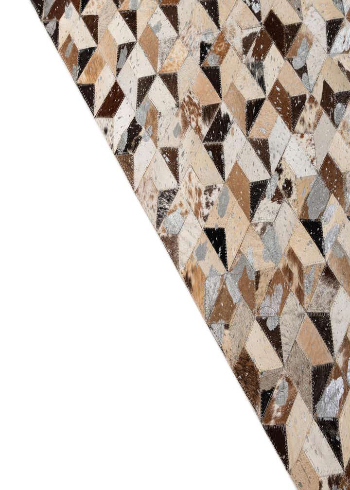5' 1 x 8' Cowhide - Patchwork Rug