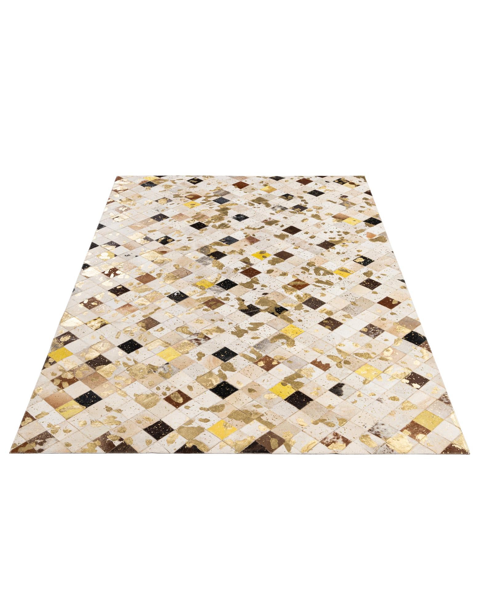 5' x 7' 9 Cowhide - Patchwork Rug