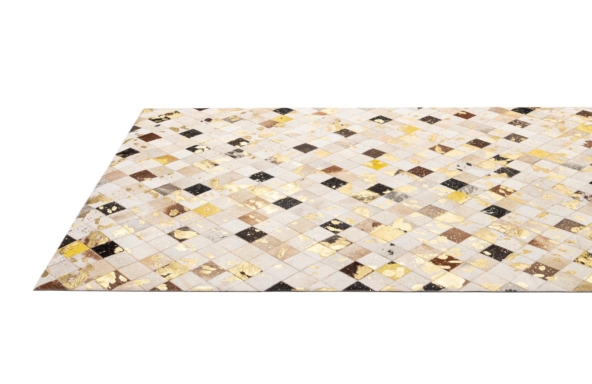 5' x 7' 9 Cowhide - Patchwork Rug