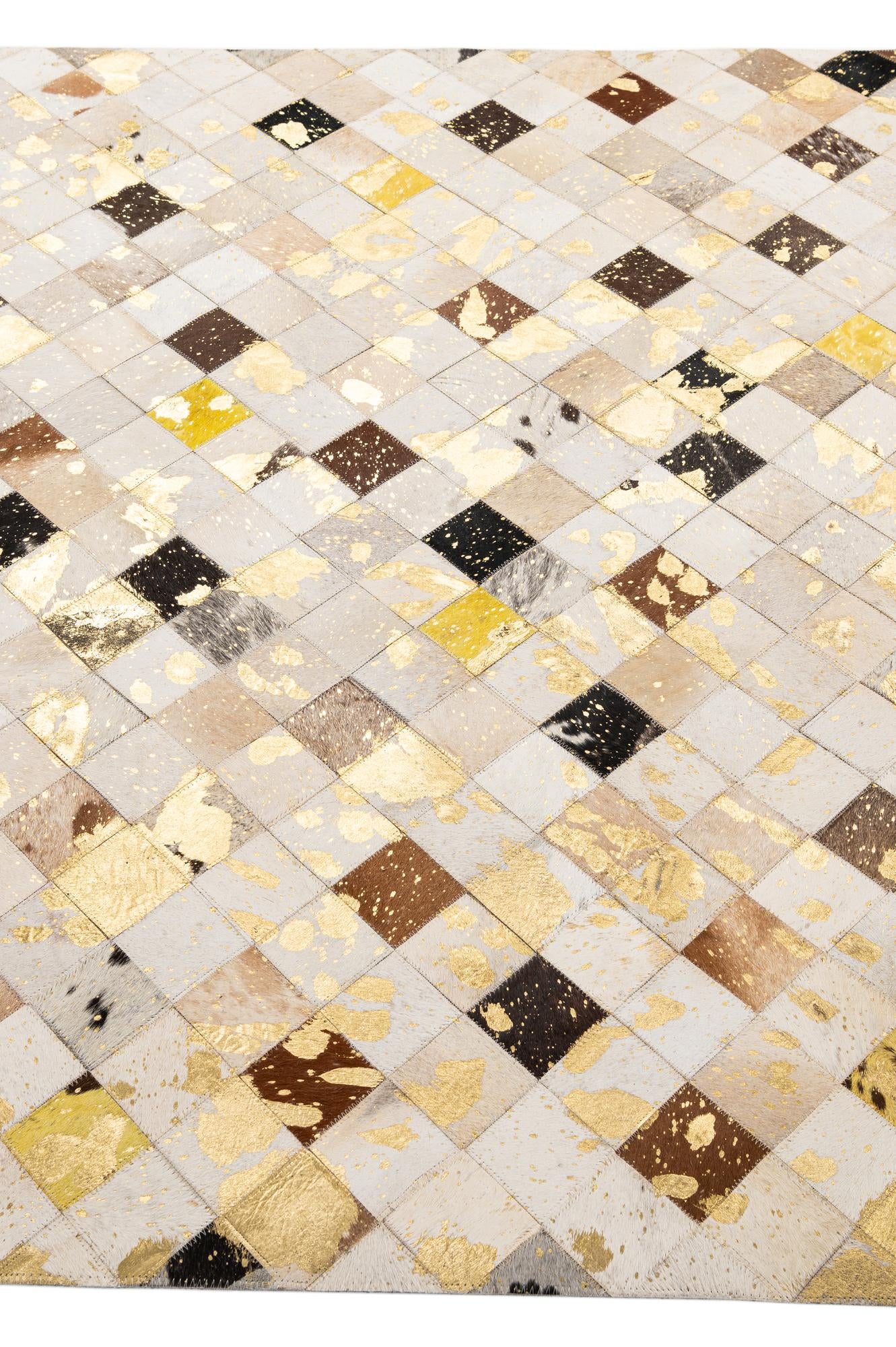 5' x 7' 9 Cowhide - Patchwork Rug
