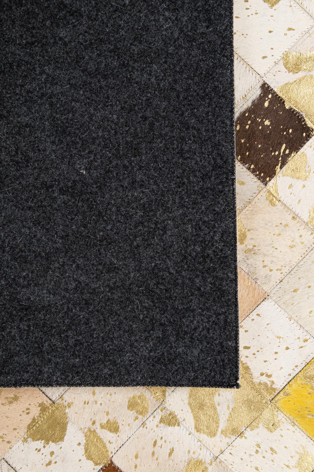 5' x 7' 9 Cowhide - Patchwork Rug