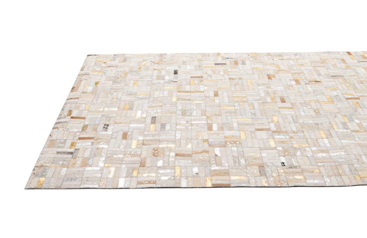 Detail image of 5' x 8' Cowhide - Patchwork Rug