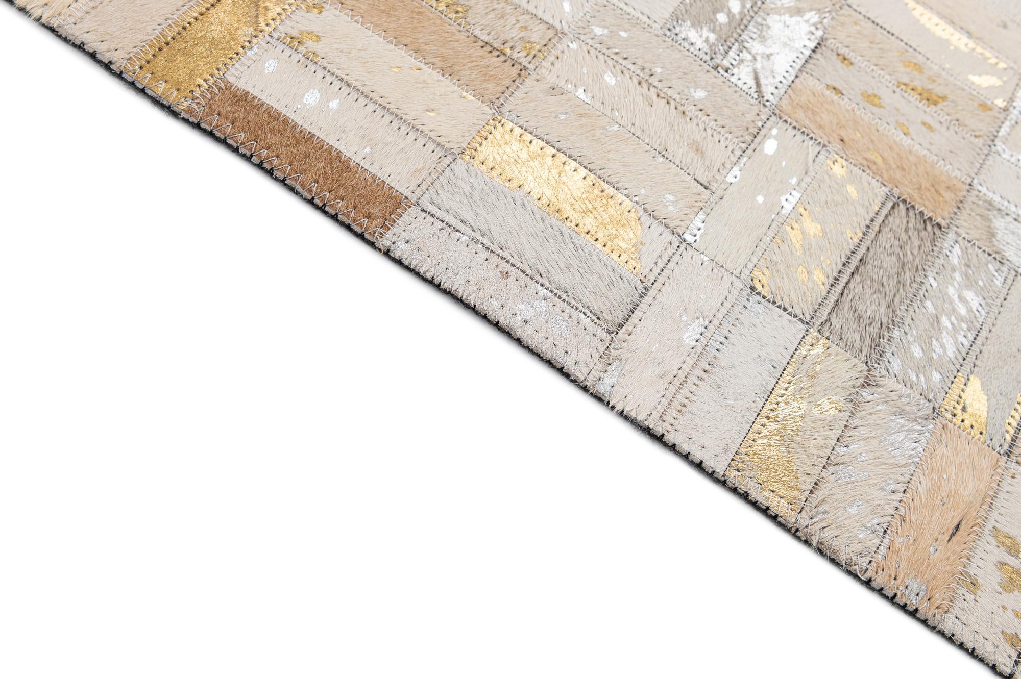 5' x 8' Cowhide - Patchwork Rug