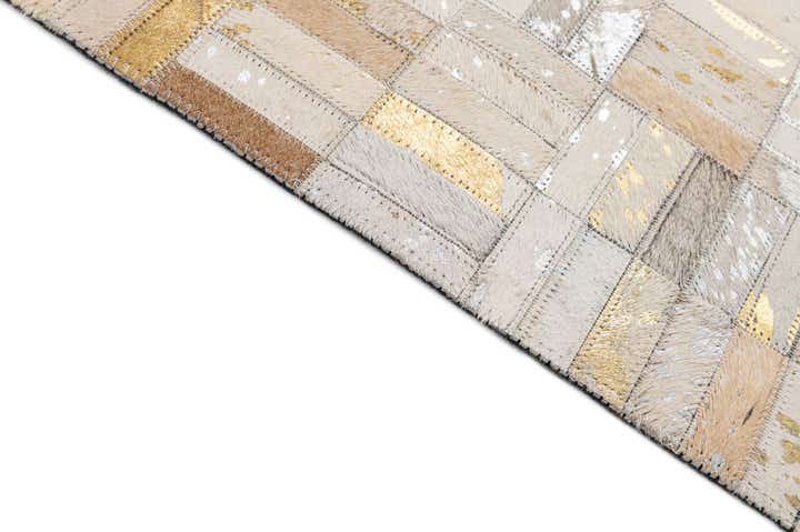 5' x 8' Cowhide - Patchwork Rug