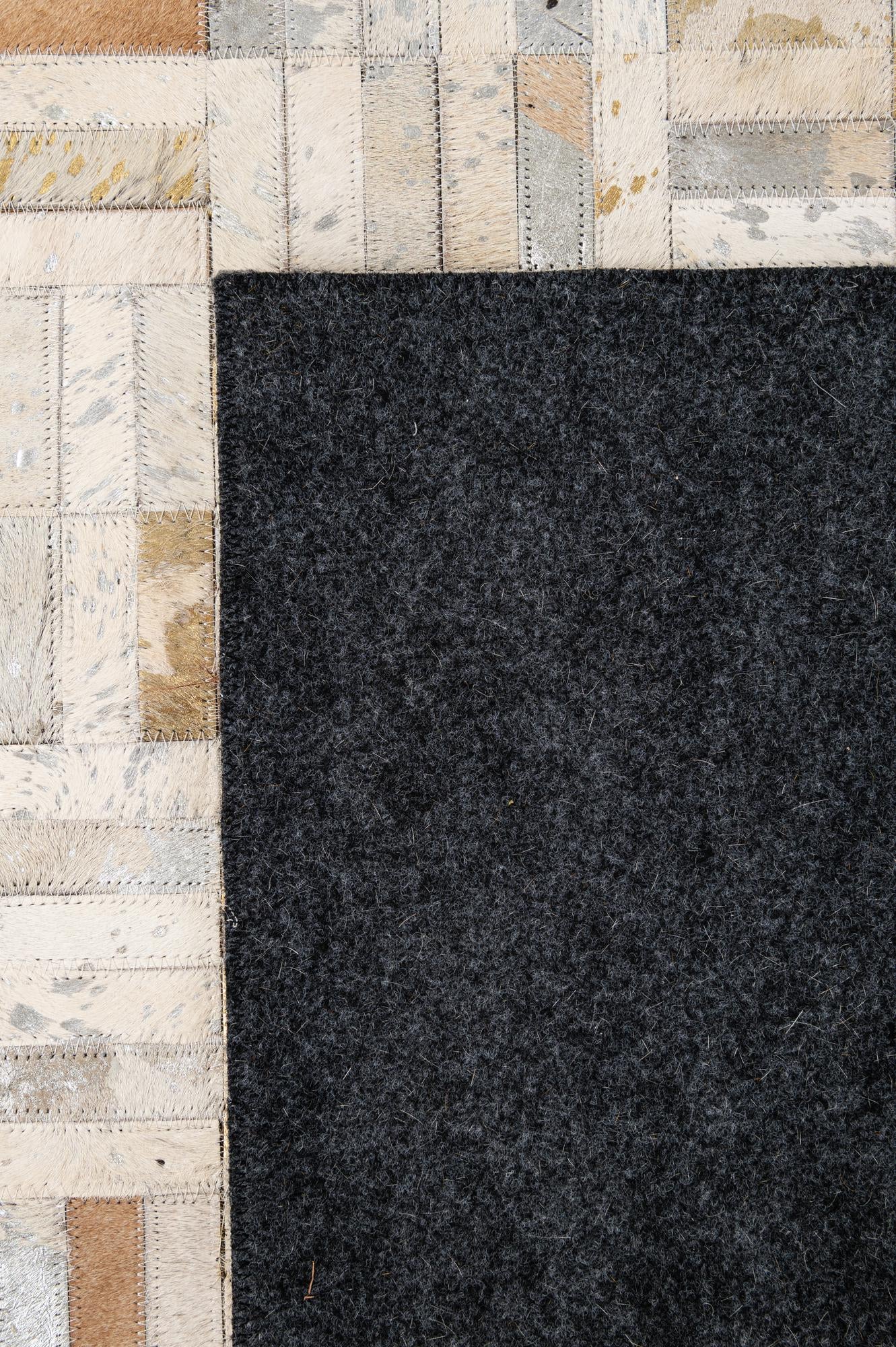 5' x 8' Cowhide - Patchwork Rug