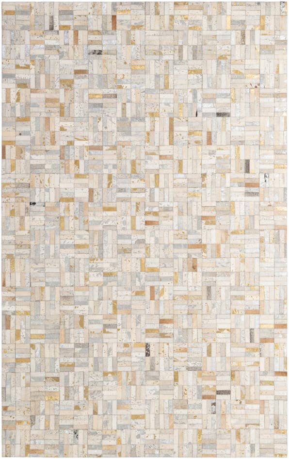 Detail image of 5' x 8' Cowhide - Patchwork Rug