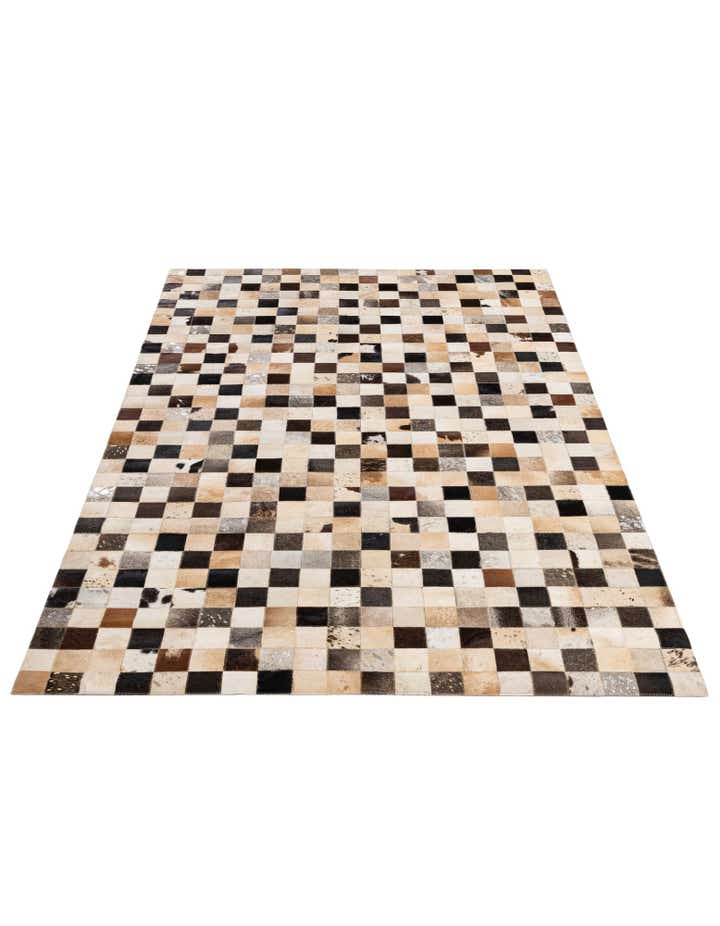 5' 1 x 8' Cowhide - Patchwork Rug