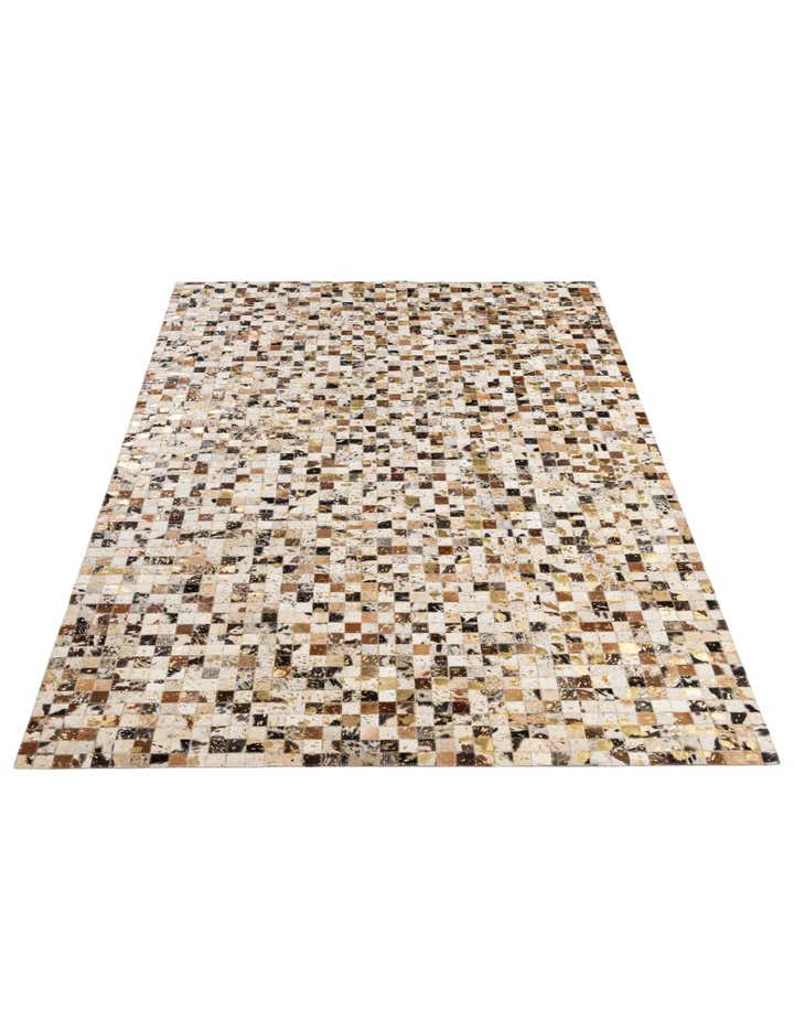 5' 1 x 8' Cowhide - Patchwork Rug
