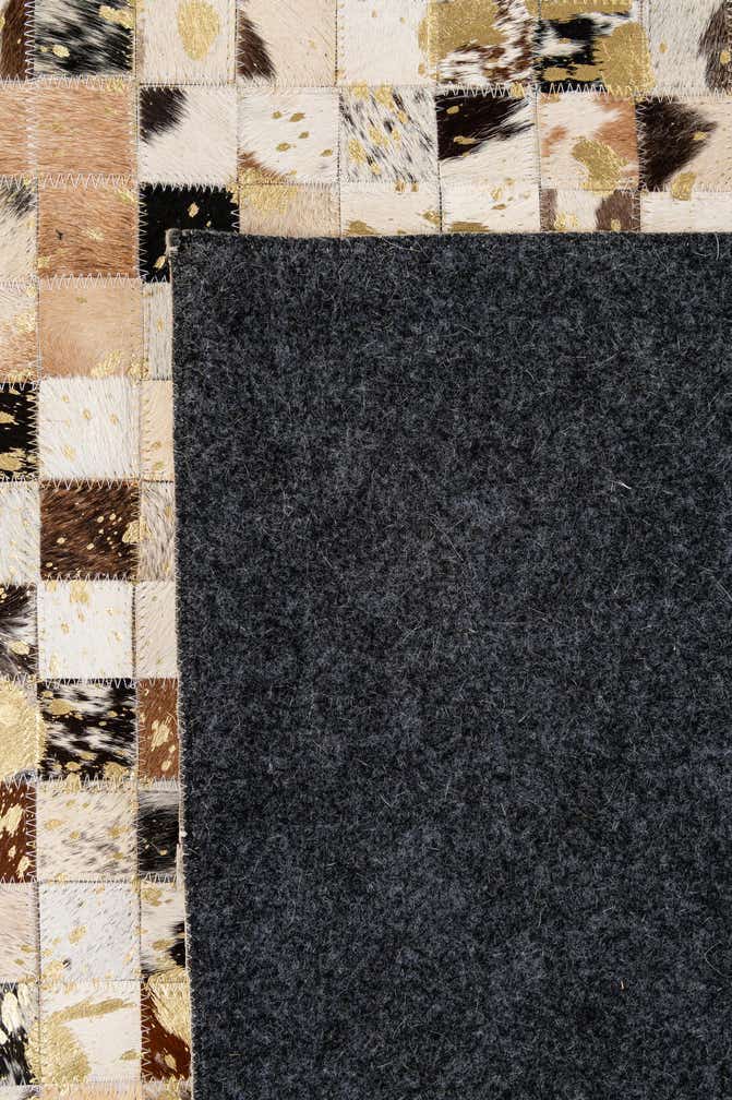5' 1 x 8' Cowhide - Patchwork Rug