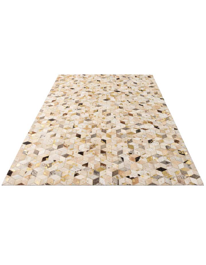 5' 3 x 8' 1 Cowhide - Patchwork Rug