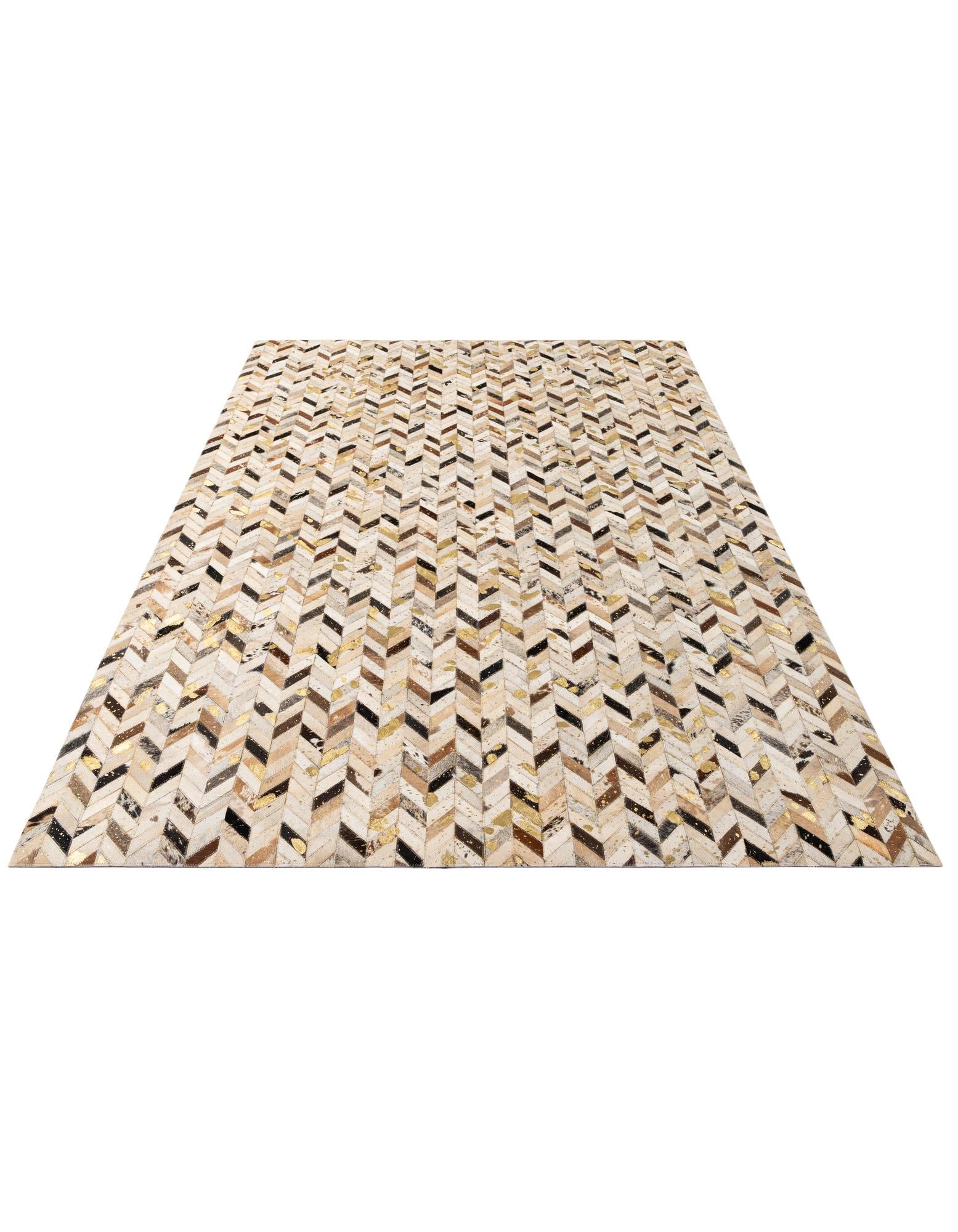 5' 2 x 8' Cowhide - Patchwork Rug