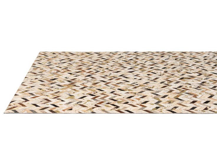Detail image of 5' 2 x 8' Cowhide - Patchwork Rug