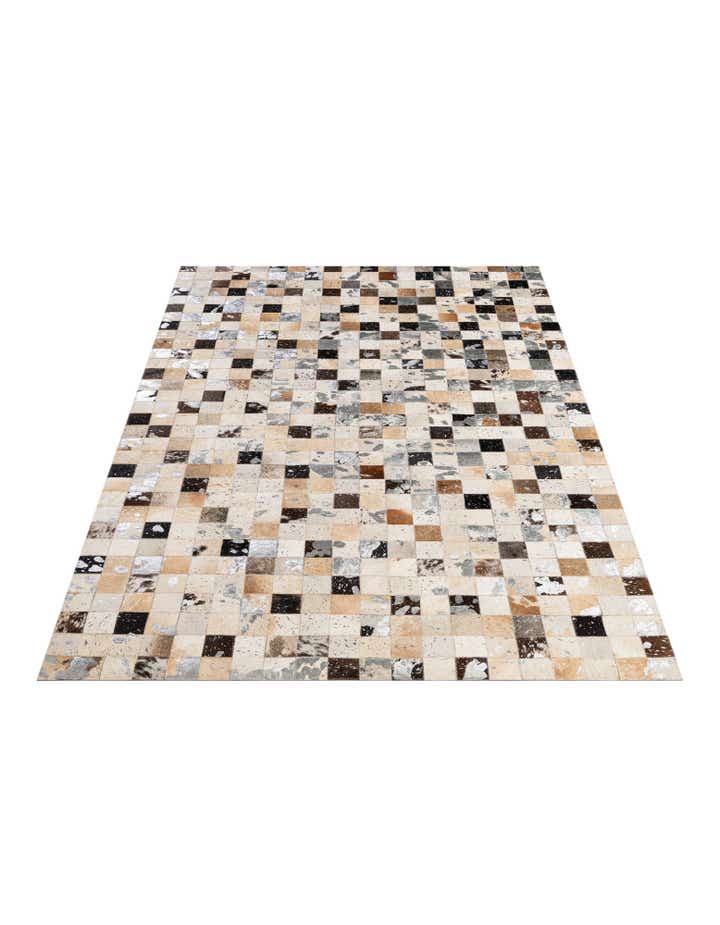 5' x 7' 11 Cowhide - Patchwork Rug
