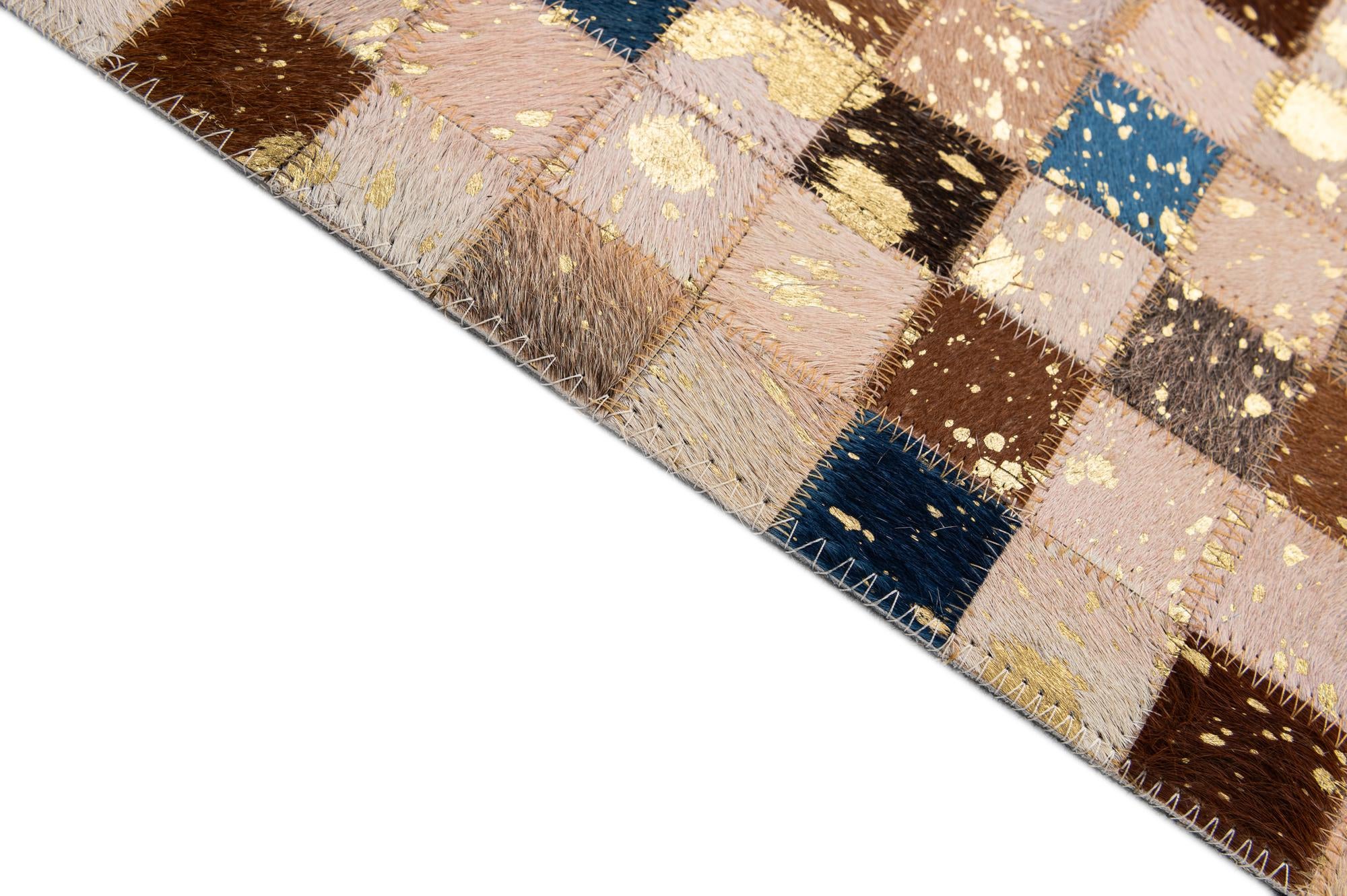 5' 1 x 7' 11 Cowhide - Patchwork Rug