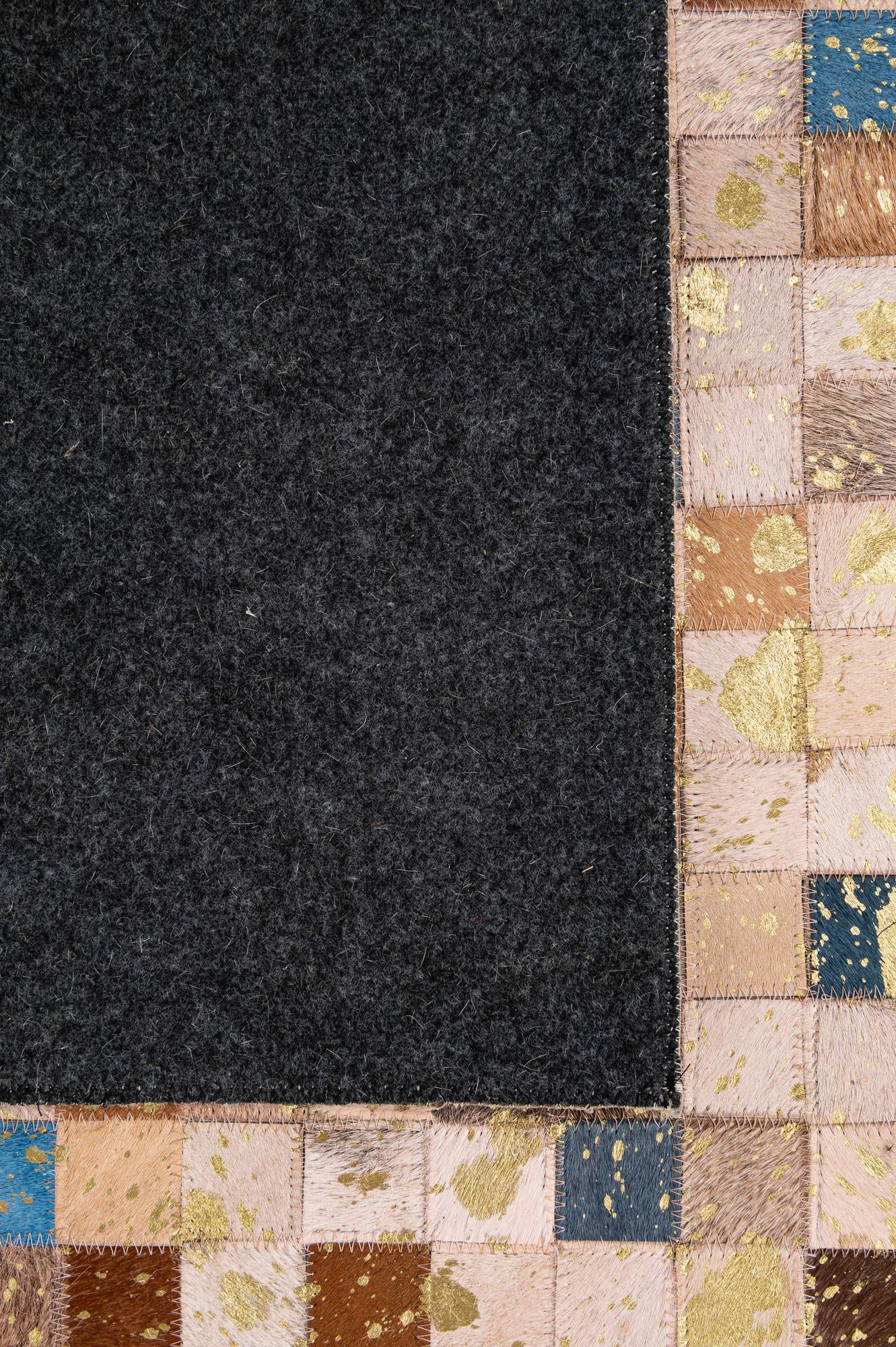 5' 1 x 7' 11 Cowhide - Patchwork Rug