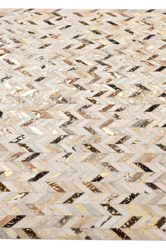 5' 2 x 7' 11 Cowhide - Patchwork Rug