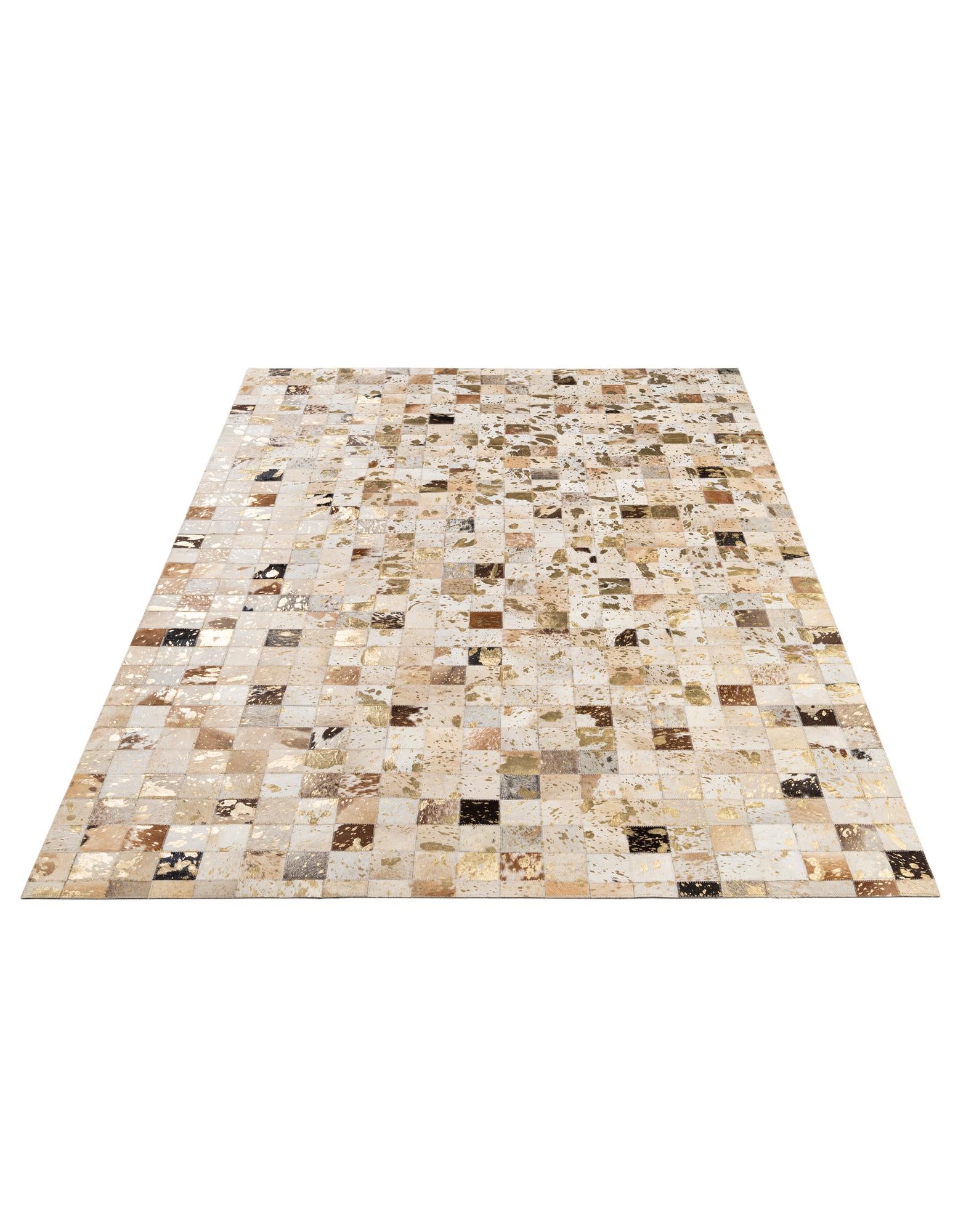 5' 2 x 8' Cowhide - Patchwork Rug