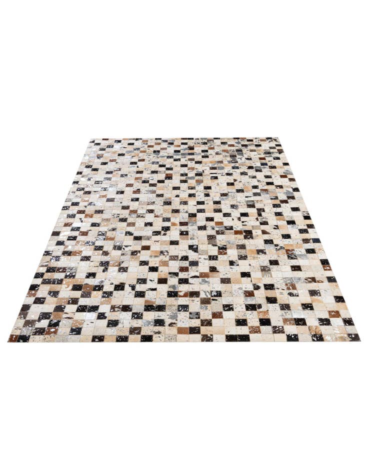 Detail image of 5' x 7' 11 Cowhide - Patchwork Rug