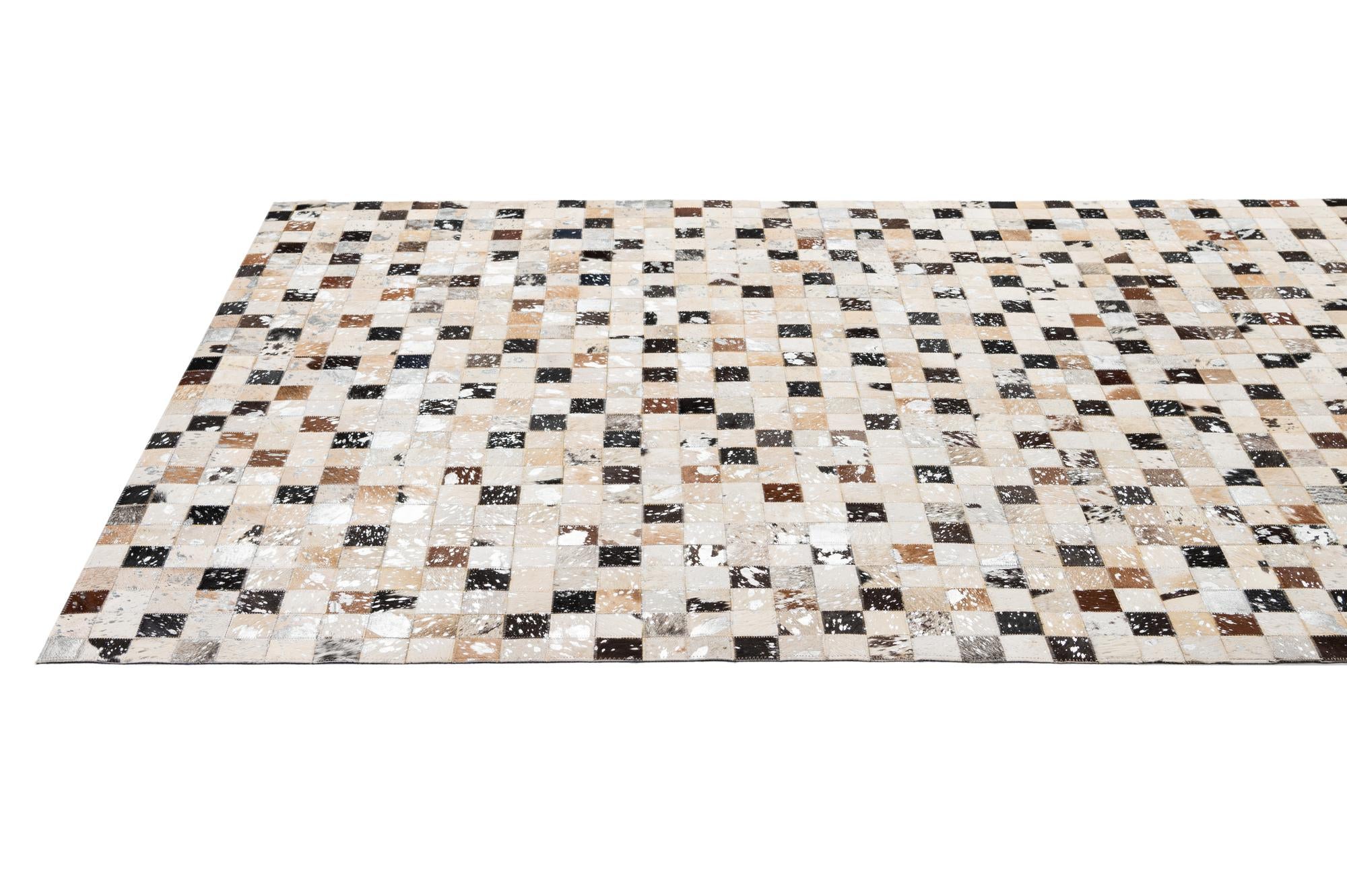 5' x 7' 11 Cowhide - Patchwork Rug