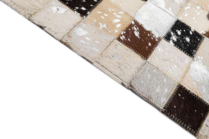 5' x 7' 11 Cowhide - Patchwork Rug